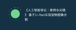 《人工智能导论：案例与实践》 基于U-Net实现宠物图像分割