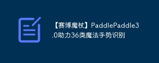 【赛博魔杖】PaddlePaddle3.0助力36类魔法手势识别