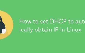 Cara menetapkan DHCP untuk mendapatkan IP secara automatik di Linux