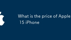 What is the price of Apple 15 iPhone