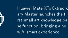 Huawei Mate XTs Extraordinary Master launches the first small art knowledge base function, bringing a new AI smart experience