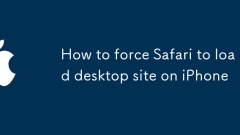 How to force Safari to load desktop site on iPhone