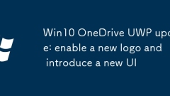 Win10 OneDrive UWP update: enable a new logo and introduce a new UI