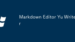 Markdown Editor Yu Writer