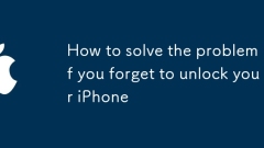 Comment résoudre le problème si vous oubliez de déverrouiller votre iPhone