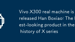Vivo x300 Real Machine est publié Han Boxiao: le meilleur produit de l'histoire de la série X