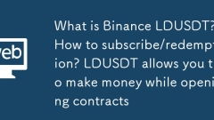 Was ist Binance Ldusdt? Wie abonniere/Erl?sung? Mit LDUSDT k?nnen Sie Geld verdienen, w?hrend Sie Vertr?ge er?ffnen