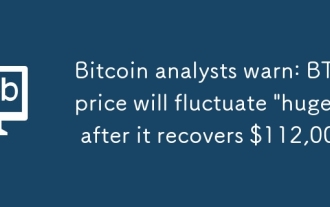 Bitcoin -Analysten warnen: BTC -Preis wird 'riesig' schwanken, nachdem es 112.000 US -Dollar erholt hat