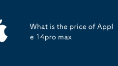 What is the price of Apple 14pro max