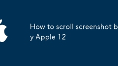 How to scroll screenshot by Apple 12