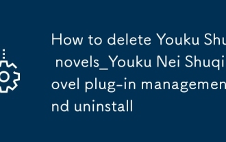 Cara Menghapus Youku Shuqi Novels_youku nei shuqi novel plug-in Management dan menyahpasang