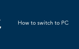 Cara Beralih ke PC