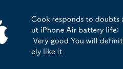 Masak bertindak balas terhadap keraguan tentang hayat bateri udara iPhone: sangat baik anda pasti akan menyukainya