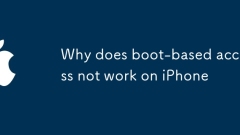 Mengapa akses berasaskan boot tidak berfungsi pada iPhone