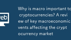 Why is macro important to cryptocurrencies? A review of key macroeconomic events affecting the cryptocurrency market