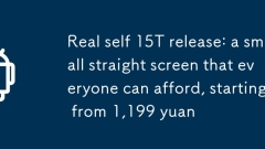 Real Self 15T Release: Un petit écran droit que tout le monde peut se permettre, à partir de 1 199 yuans