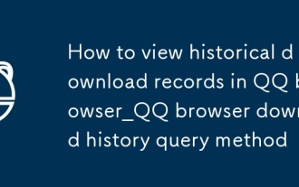 Cara Melihat Rekod Muat Turun Sejarah Dalam Kaedah Pertanyaan Sejarah Browser_QQ Browser