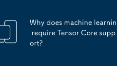 Pourquoi l'apprentissage automatique nécessite-t-il un support de base du tenseur?