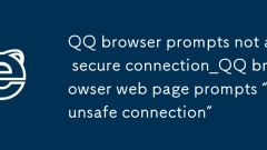 QQ -Browser fordert keine sichere Verbindung von Connection_QQ Browser auf, die 'Unsichere Verbindung' aufgefordert wird