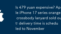 Adakah 479 yuan mahal? Apple iPhone 17 Series Orange Crossbody Lanyard Dijual: Masa penghantaran dijadualkan hingga November