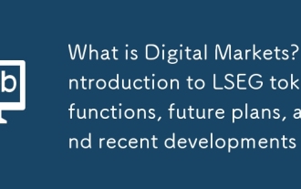 Digital Markets是什麼? LSEG代幣功能、未來規劃、近期發展介紹