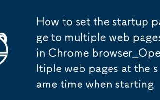 Cara Menetapkan Halaman Permulaan ke Laman Web Berbilang di Chrome Browser_Open Pelbagai halaman web pada masa yang sama ketika bermula