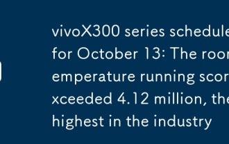 La série Vivox300 prévue pour le 13 octobre: le score de fonctionnement de la température ambiante a dépassé 4,12 millions, le plus élevé de l'industrie