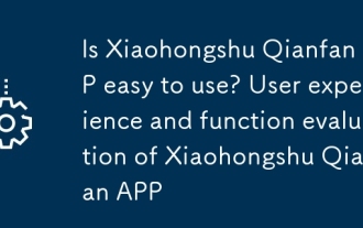 L'application Xiaohongshu Qianfan est-elle facile à utiliser? Expérience utilisateur et évaluation des fonctions de l'application Xiaohongshu Qianfan