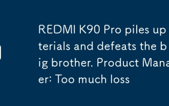 REDMI K90 Pro stapelt Materialien und besiegt den gro?en Bruder. Produktmanager: Zu viel Verlust