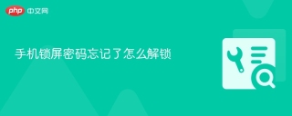 手机锁屏密码忘记了怎么解锁 手机锁屏密码怎么找回