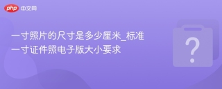 一寸照片的尺寸是多少厘米_标准一寸证件照电子版大小要求