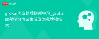 grokai怎么处理联邦学习_grokai联邦学习协议集成及隐私增强技术