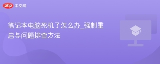 笔记本电脑死机了怎么办_强制重启与问题排查方法