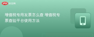 增值税专用发票怎么查 增值税专票查验平台使用方法