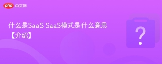 什么是SaaS SaaS模式是什么意思【介绍】