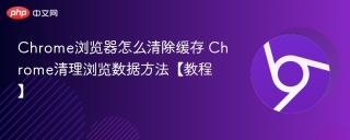 Chrome浏览器怎么清除缓存 Chrome清理浏览数据方法【教程】