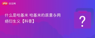 什么是哈基米 哈基米的原意与网络衍生义【科普】