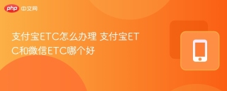 支付宝ETC怎么办理 支付宝ETC和微信ETC哪个好