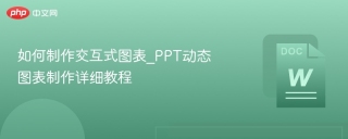 如何制作交互式图表_PPT动态图表制作详细教程