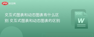 交互式图表和动态图表有什么区别 交互式图表和动态图表的区别