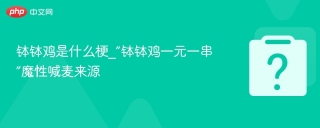 钵钵鸡是什么梗_“钵钵鸡一元一串”魔性喊麦来源