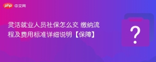 灵活就业人员社保怎么交 缴纳流程及费用标准详细说明【保障】