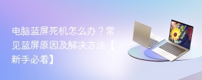 电脑蓝屏死机怎么办？常见蓝屏原因及解决方法【新手必看】