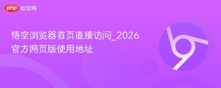 悟空浏览器首页直接访问_2026官方网页版使用地址