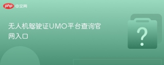 无人机驾驶证UMO平台查询官网入口