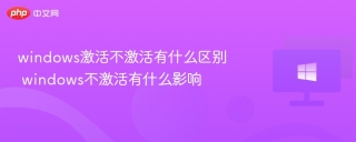 windows激活不激活有什么区别 windows不激活有什么影响