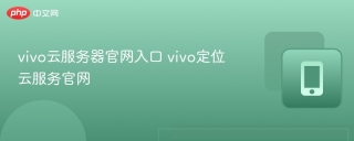 vivo云服务器官网入口 vivo定位云服务官网