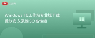 Windows 10工作站专业版下载 微软官方原版ISO高性能