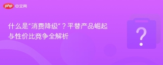 什么是“消费降级”？平替产品崛起与性价比竞争全解析