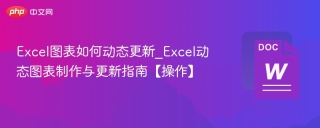 Excel图表如何动态更新_Excel动态图表制作与更新指南【操作】